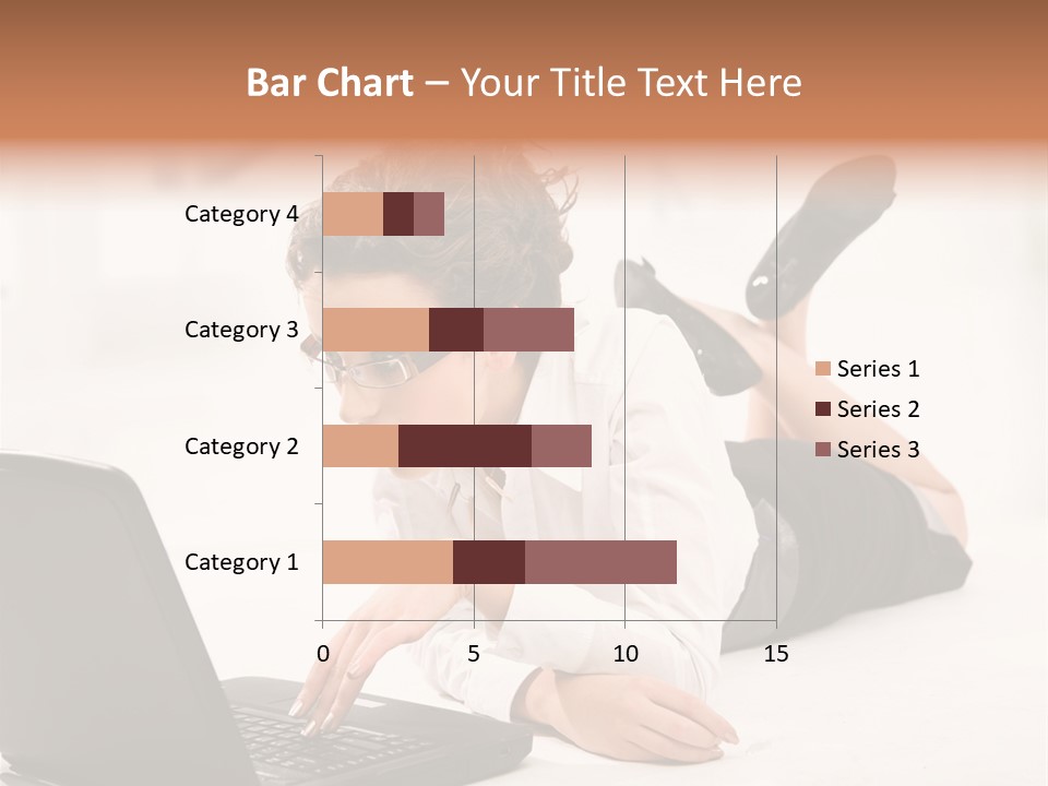 People Notebook Astonished PowerPoint Template