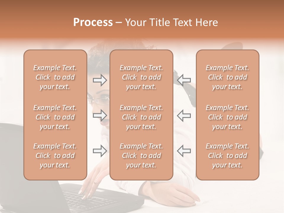 People Notebook Astonished PowerPoint Template