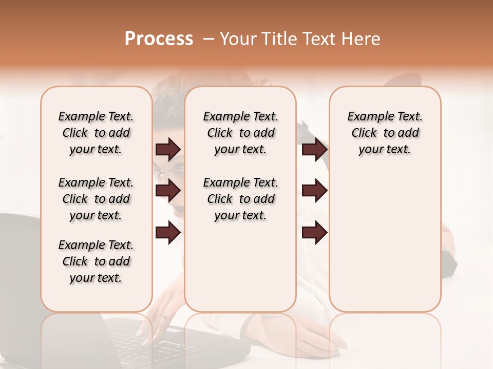 People Notebook Astonished PowerPoint Template