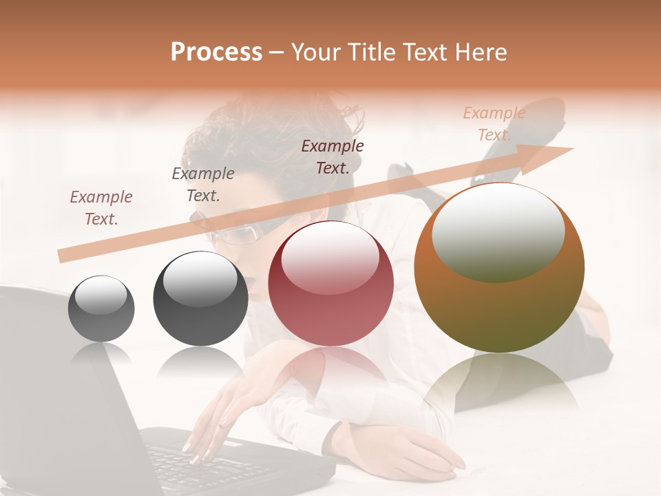 People Notebook Astonished PowerPoint Template