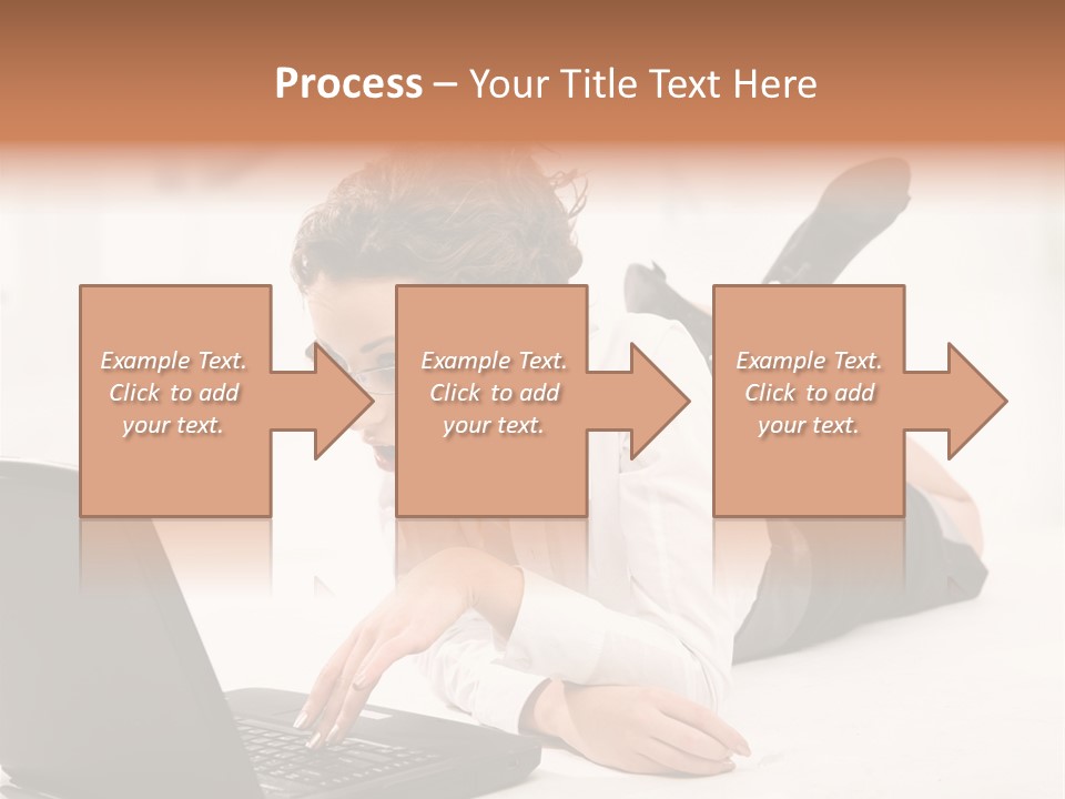 People Notebook Astonished PowerPoint Template