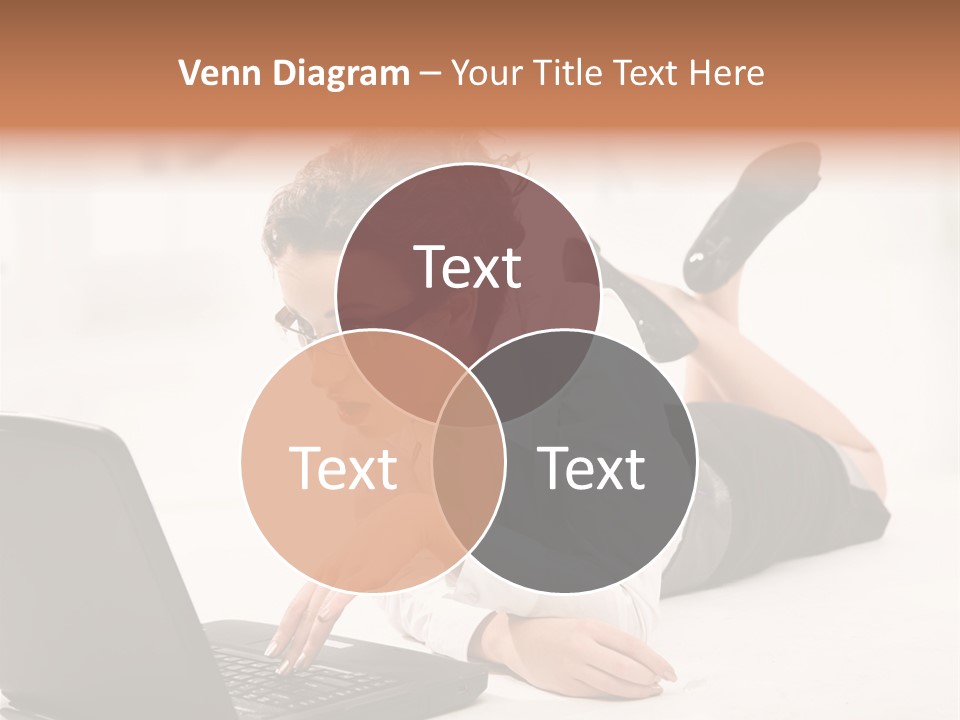 People Notebook Astonished PowerPoint Template