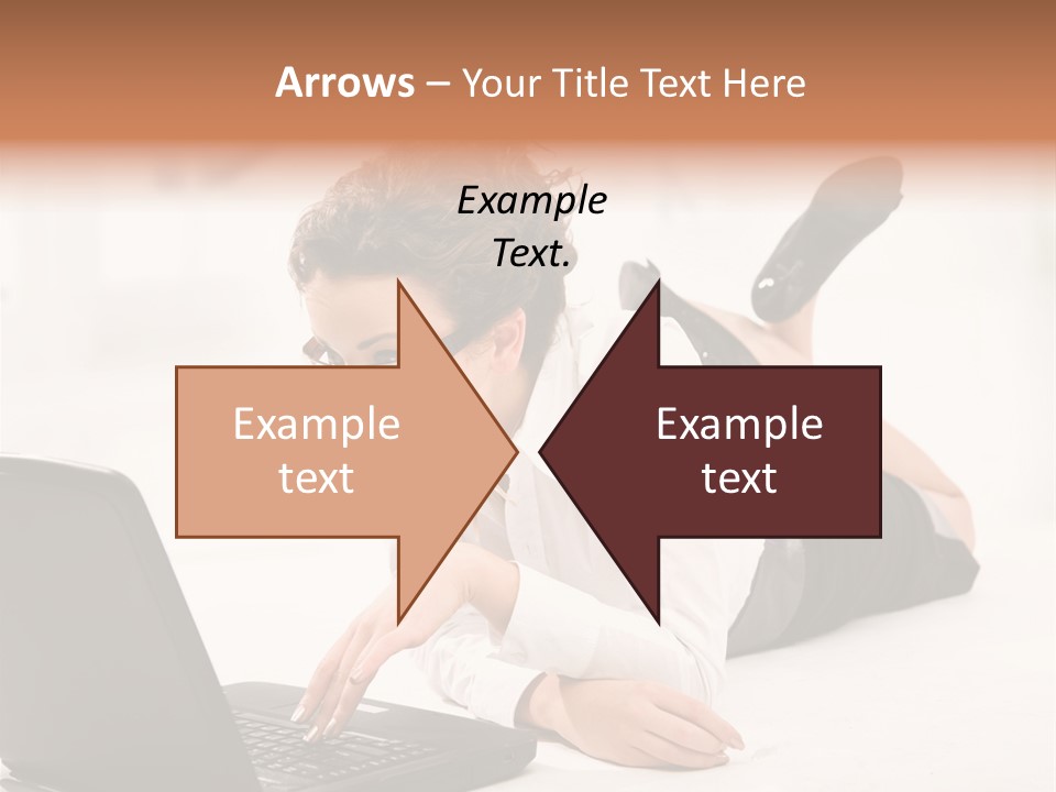 People Notebook Astonished PowerPoint Template