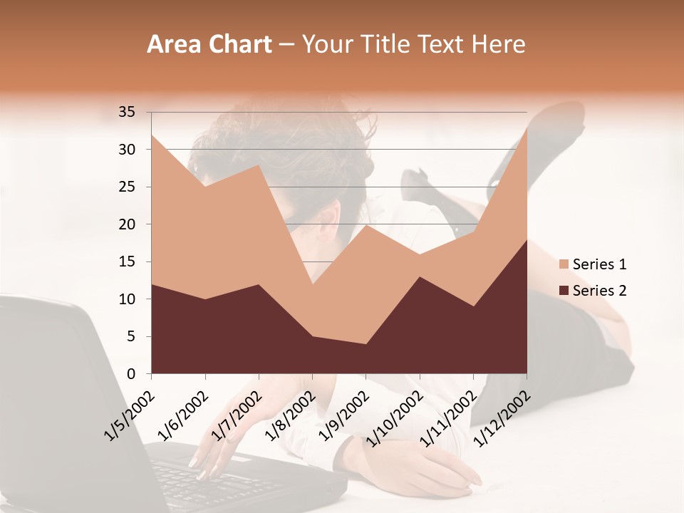 People Notebook Astonished PowerPoint Template