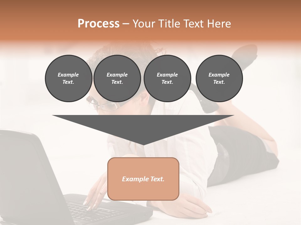 People Notebook Astonished PowerPoint Template