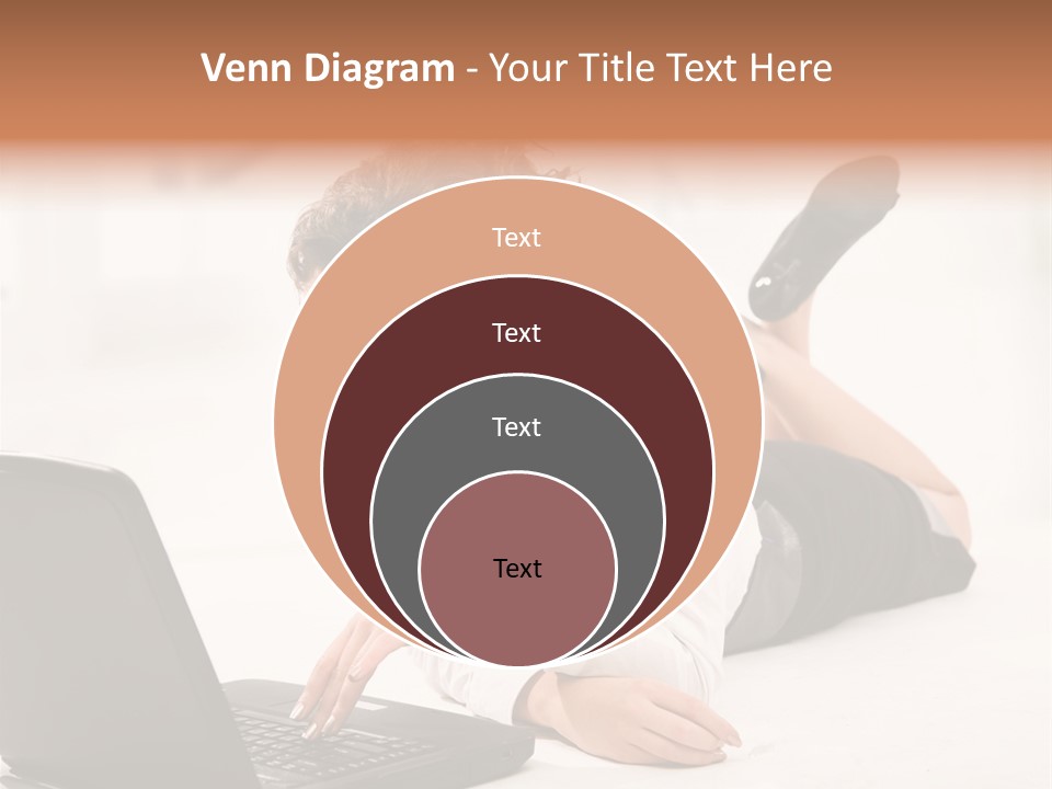 People Notebook Astonished PowerPoint Template