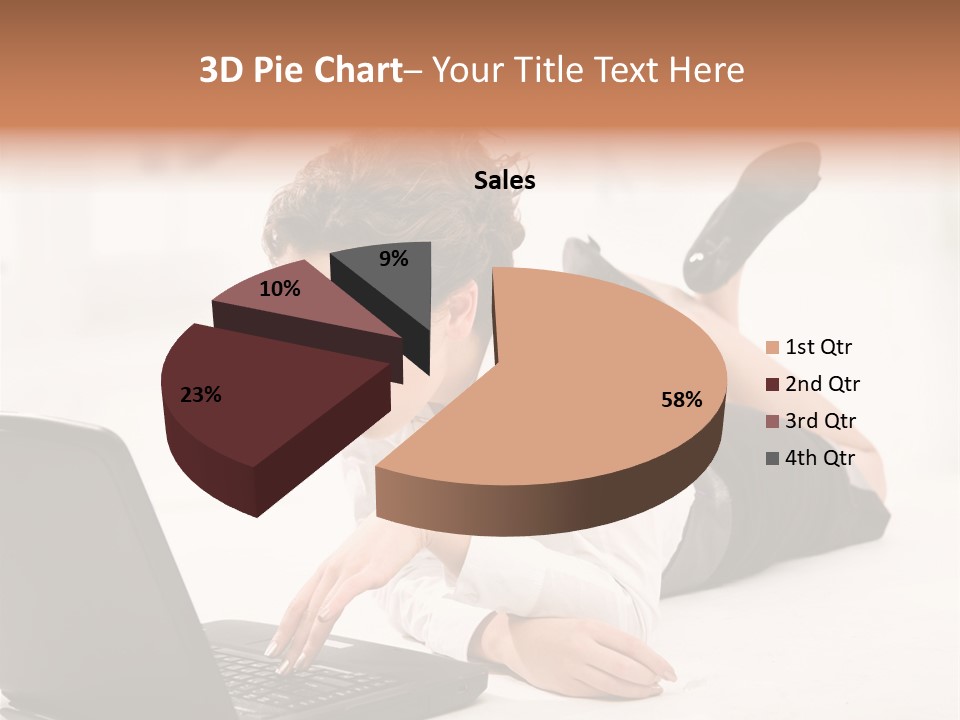People Notebook Astonished PowerPoint Template