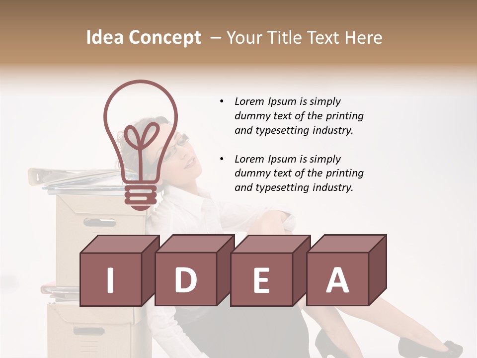 Documents Indoor Look PowerPoint Template