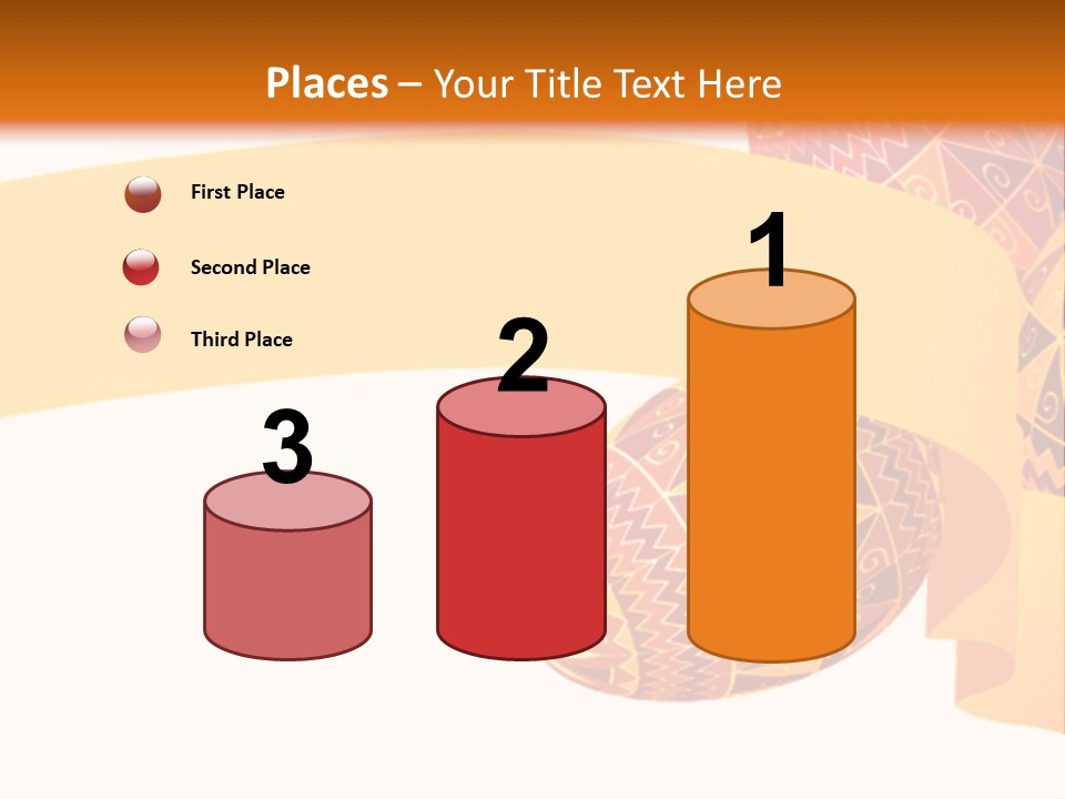 Red Yellow Ukraine PowerPoint Template