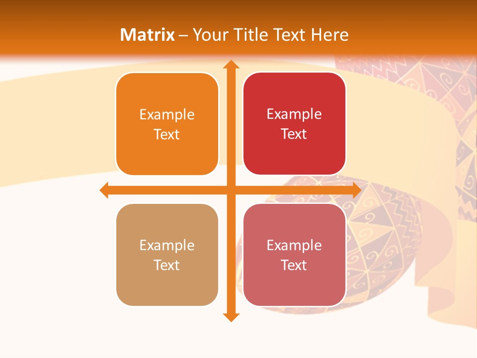 Red Yellow Ukraine PowerPoint Template