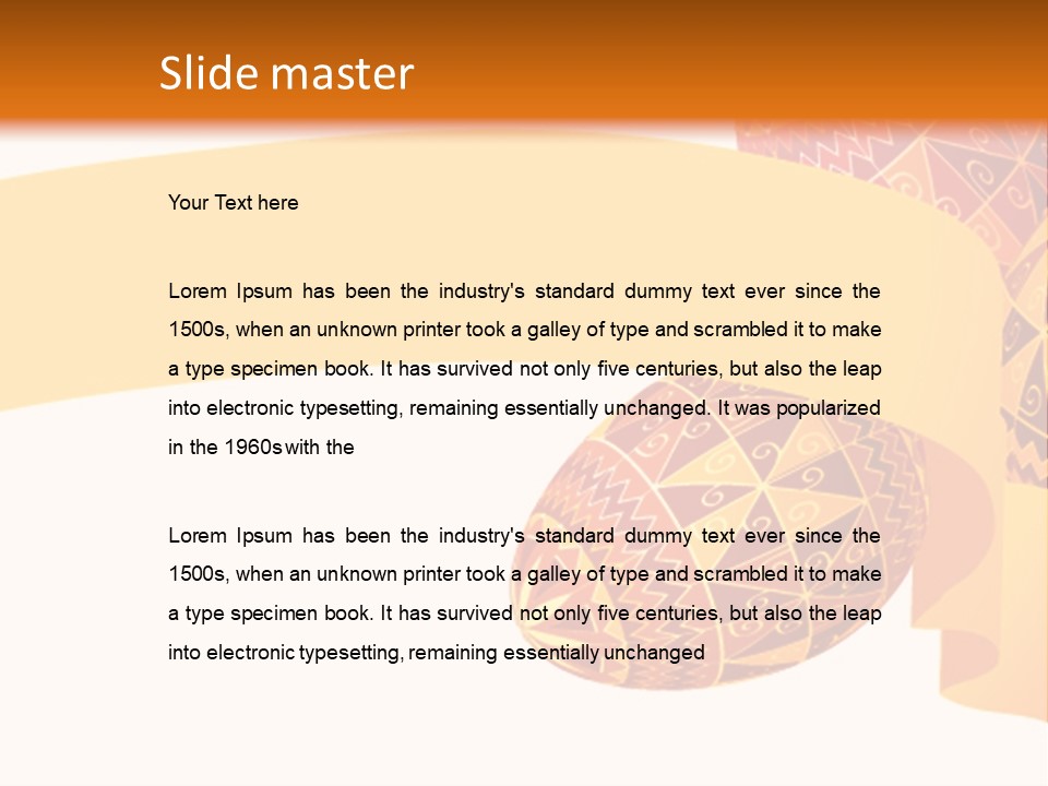 Red Yellow Ukraine PowerPoint Template