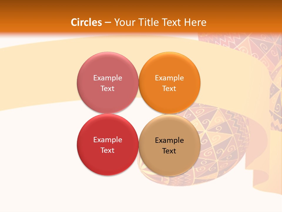 Red Yellow Ukraine PowerPoint Template