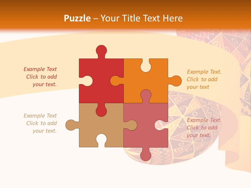 Red Yellow Ukraine PowerPoint Template