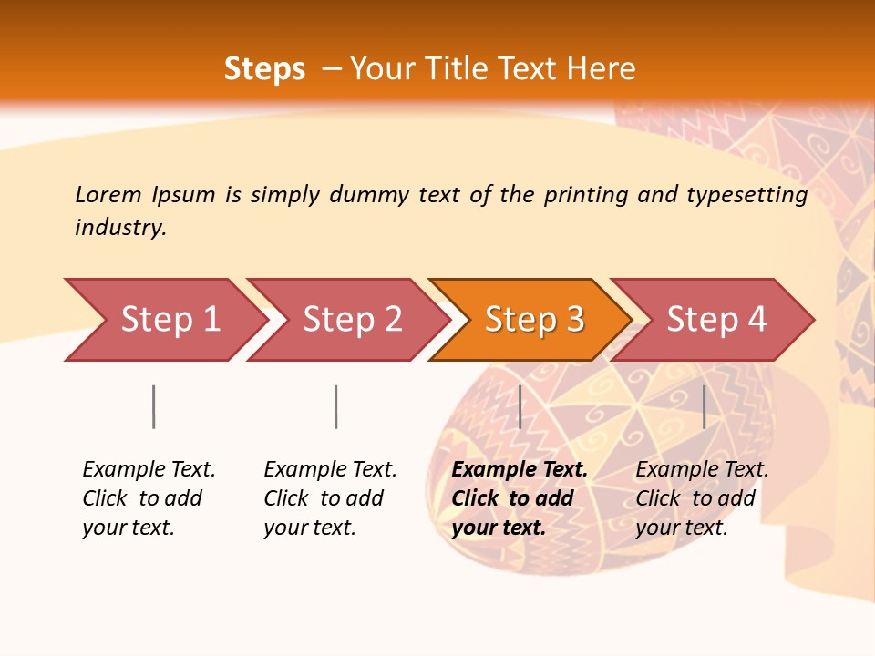 Red Yellow Ukraine PowerPoint Template