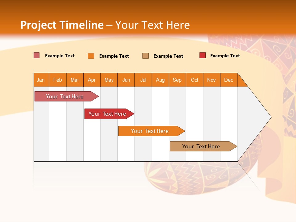 Red Yellow Ukraine PowerPoint Template