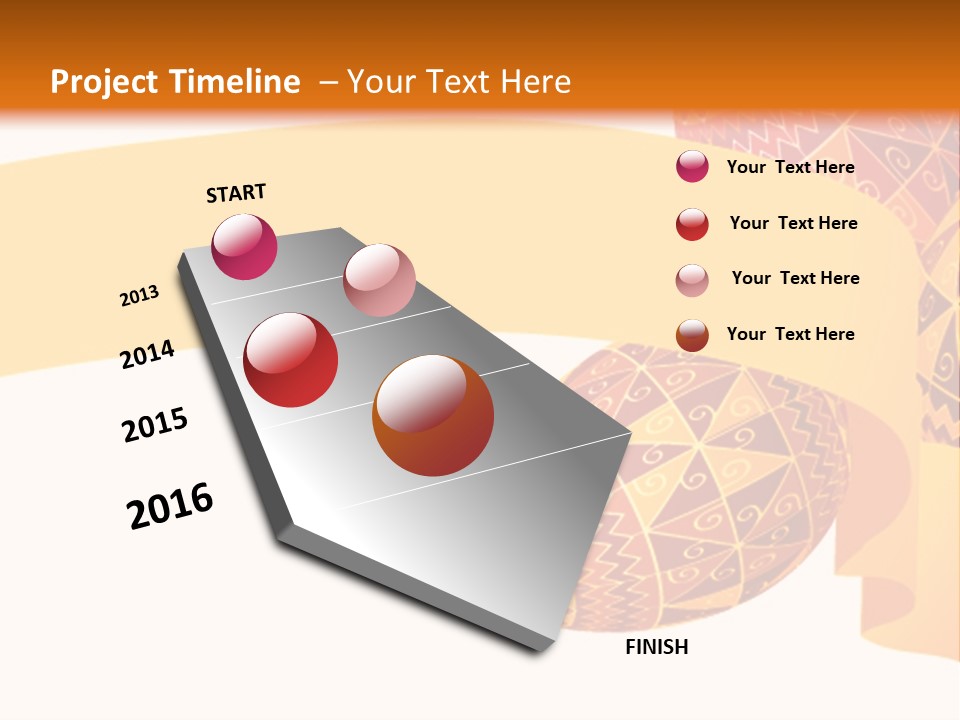 Red Yellow Ukraine PowerPoint Template