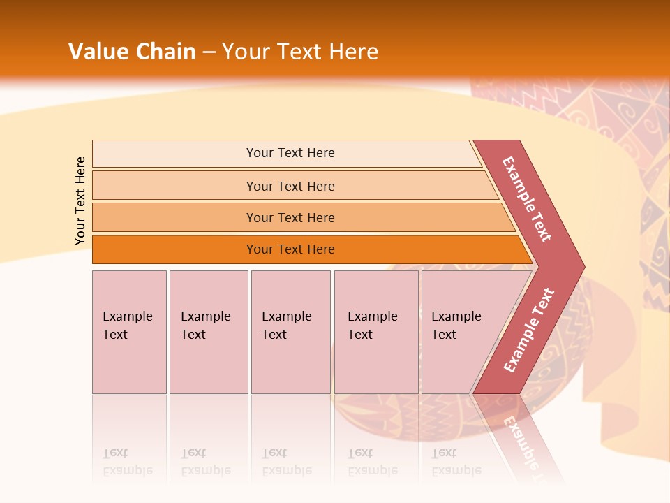 Red Yellow Ukraine PowerPoint Template