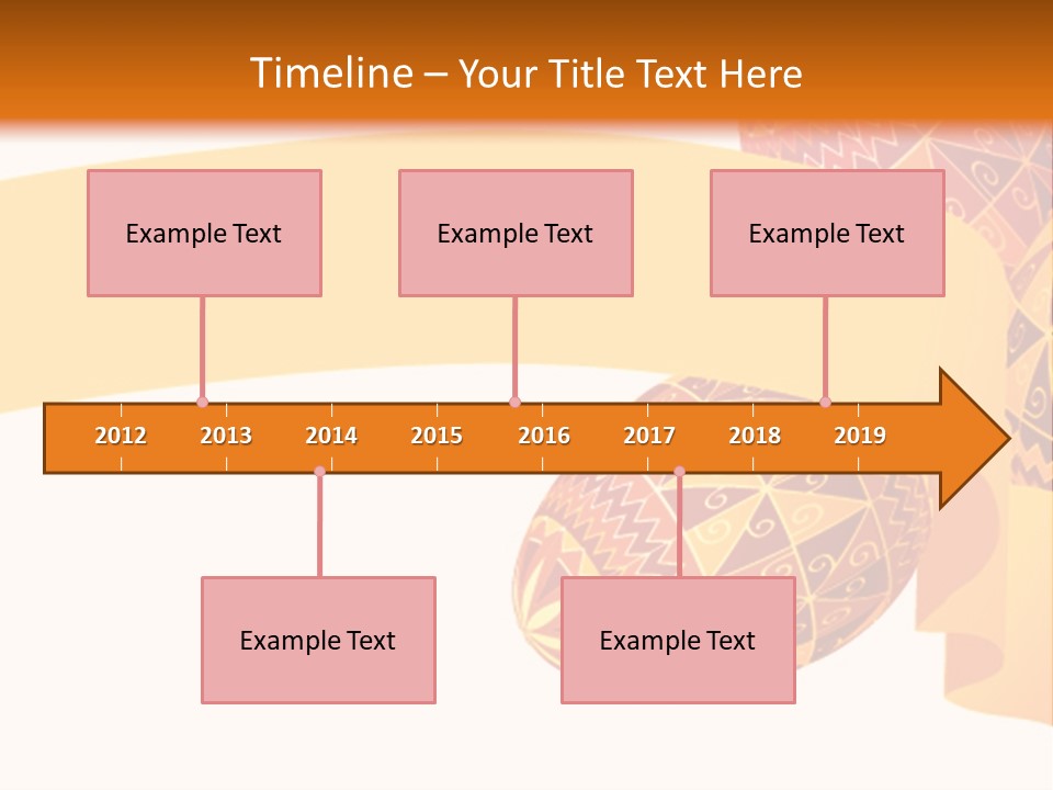 Red Yellow Ukraine PowerPoint Template