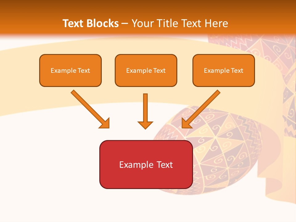 Red Yellow Ukraine PowerPoint Template
