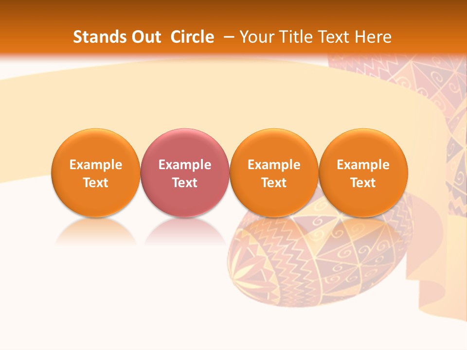 Red Yellow Ukraine PowerPoint Template