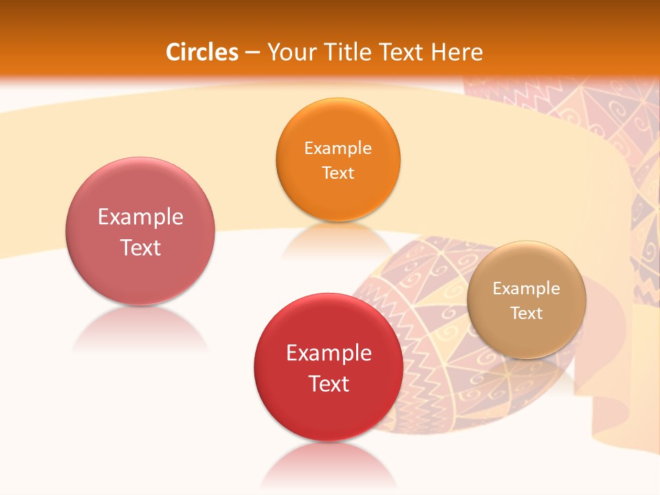 Red Yellow Ukraine PowerPoint Template