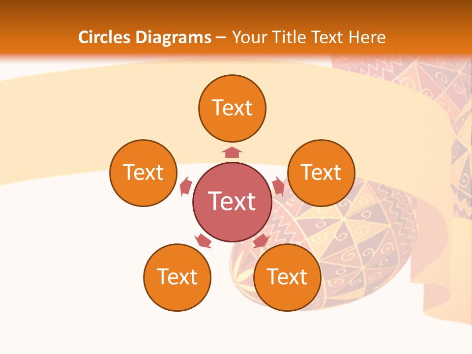 Red Yellow Ukraine PowerPoint Template