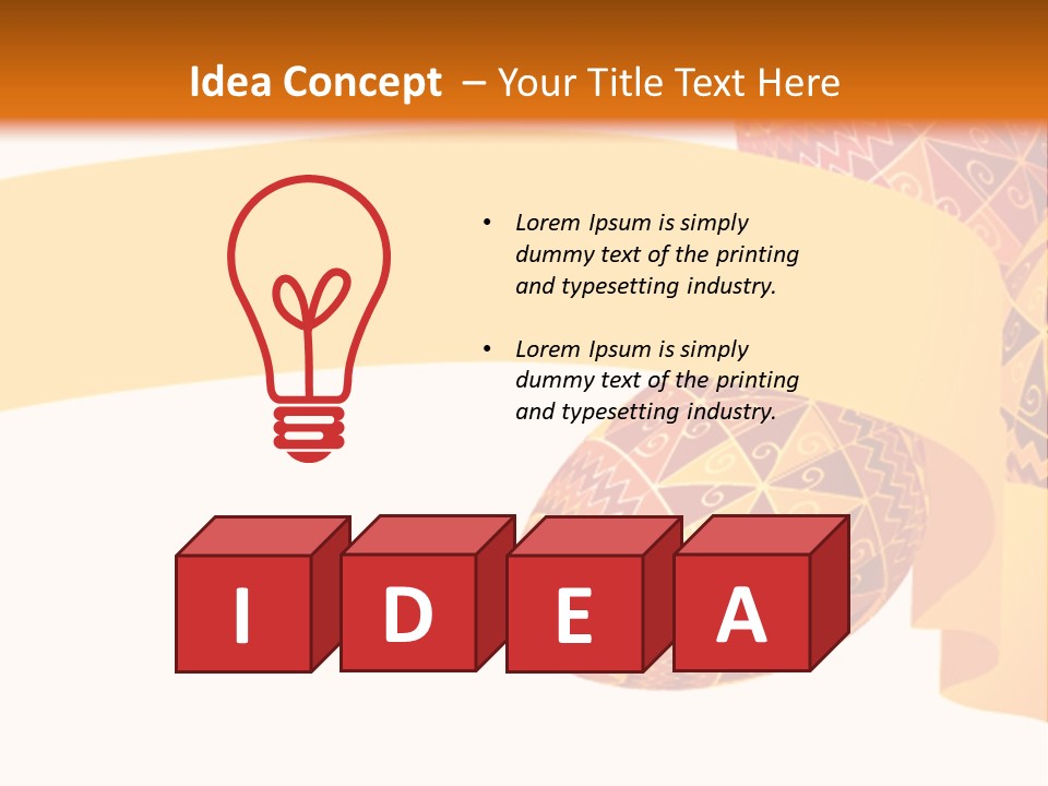 Red Yellow Ukraine PowerPoint Template