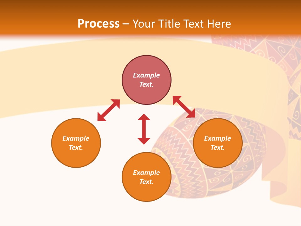 Red Yellow Ukraine PowerPoint Template