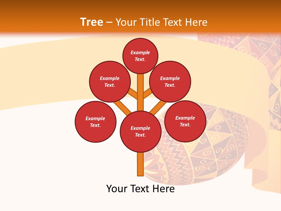 Red Yellow Ukraine PowerPoint Template