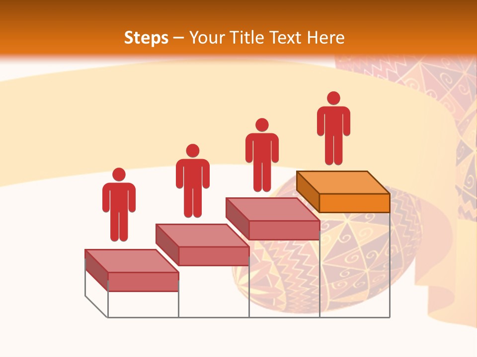 Red Yellow Ukraine PowerPoint Template