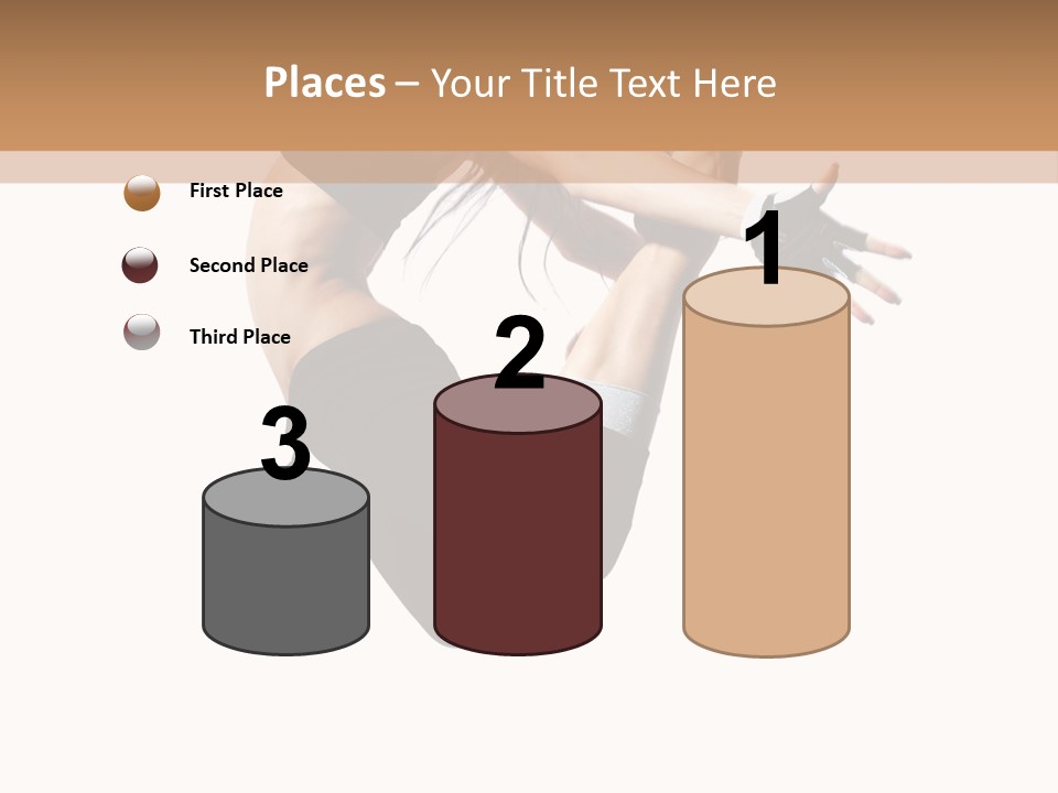 Young Jump Performance PowerPoint Template