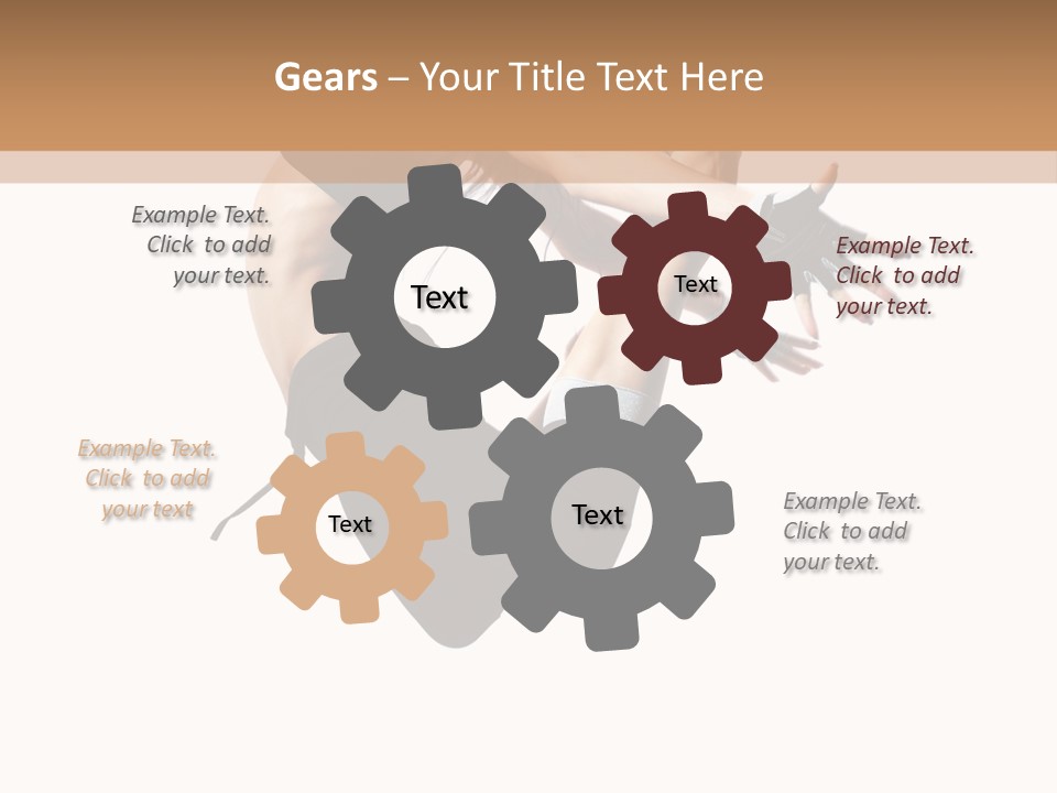 Young Jump Performance PowerPoint Template