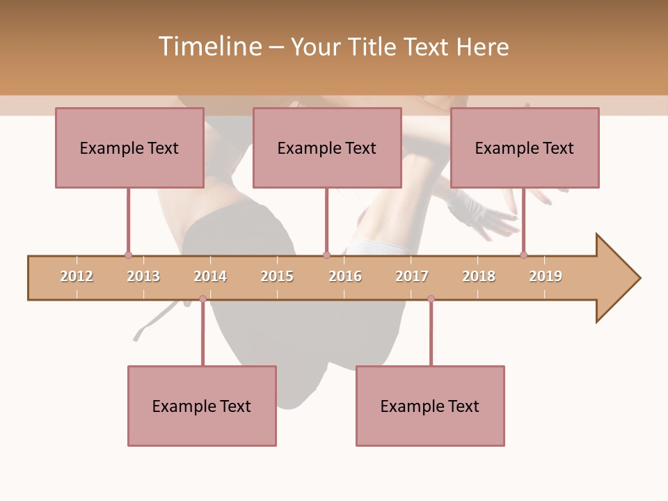 Young Jump Performance PowerPoint Template