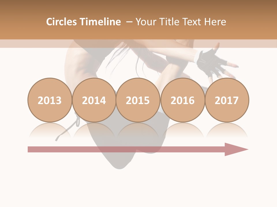 Young Jump Performance PowerPoint Template