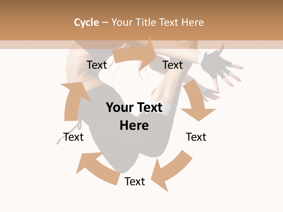 Young Jump Performance PowerPoint Template