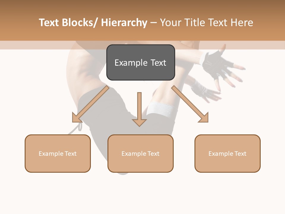 Young Jump Performance PowerPoint Template