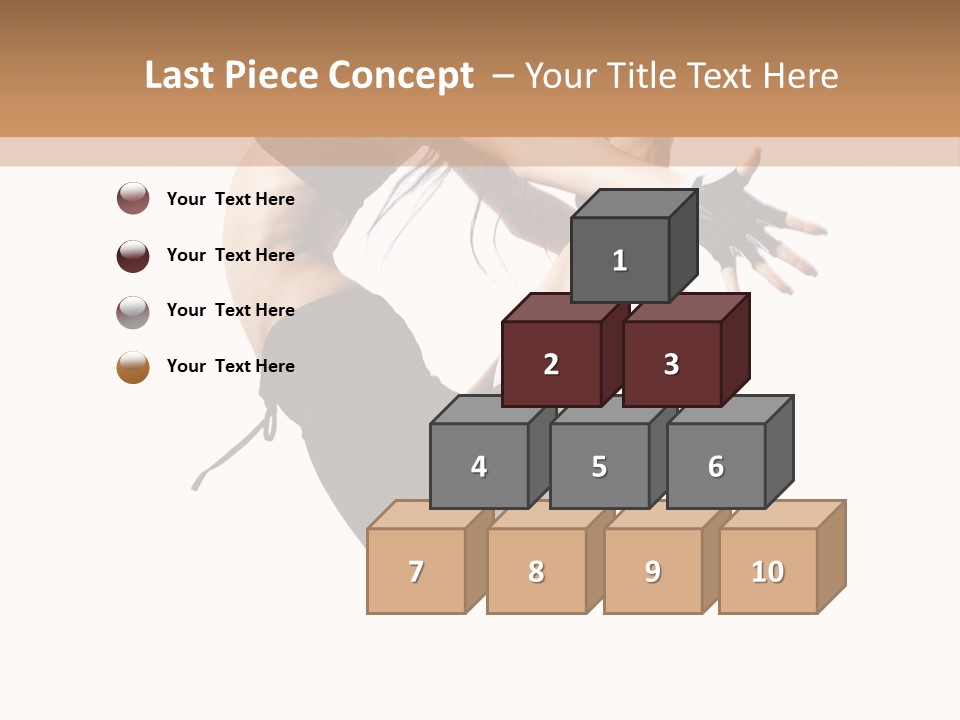 Young Jump Performance PowerPoint Template