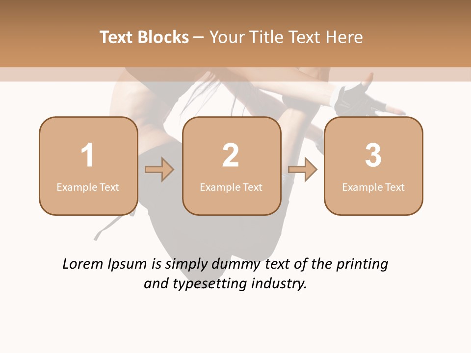 Young Jump Performance PowerPoint Template