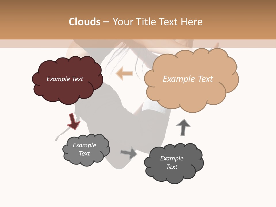 Young Jump Performance PowerPoint Template