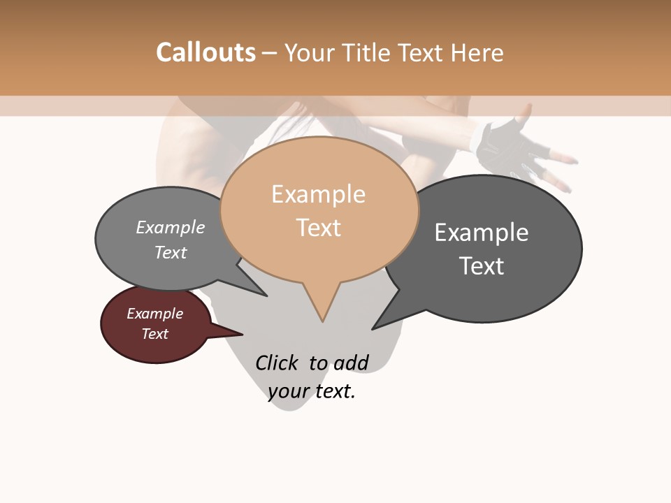 Young Jump Performance PowerPoint Template