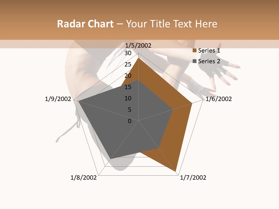 Young Jump Performance PowerPoint Template