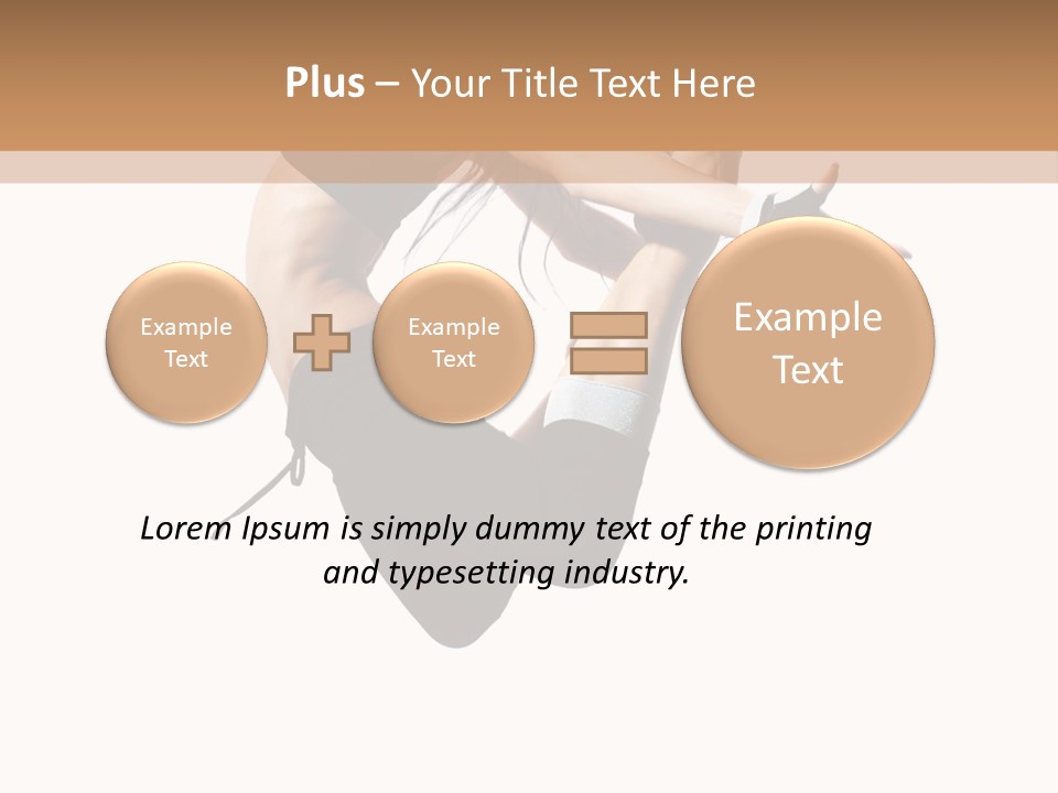 Young Jump Performance PowerPoint Template