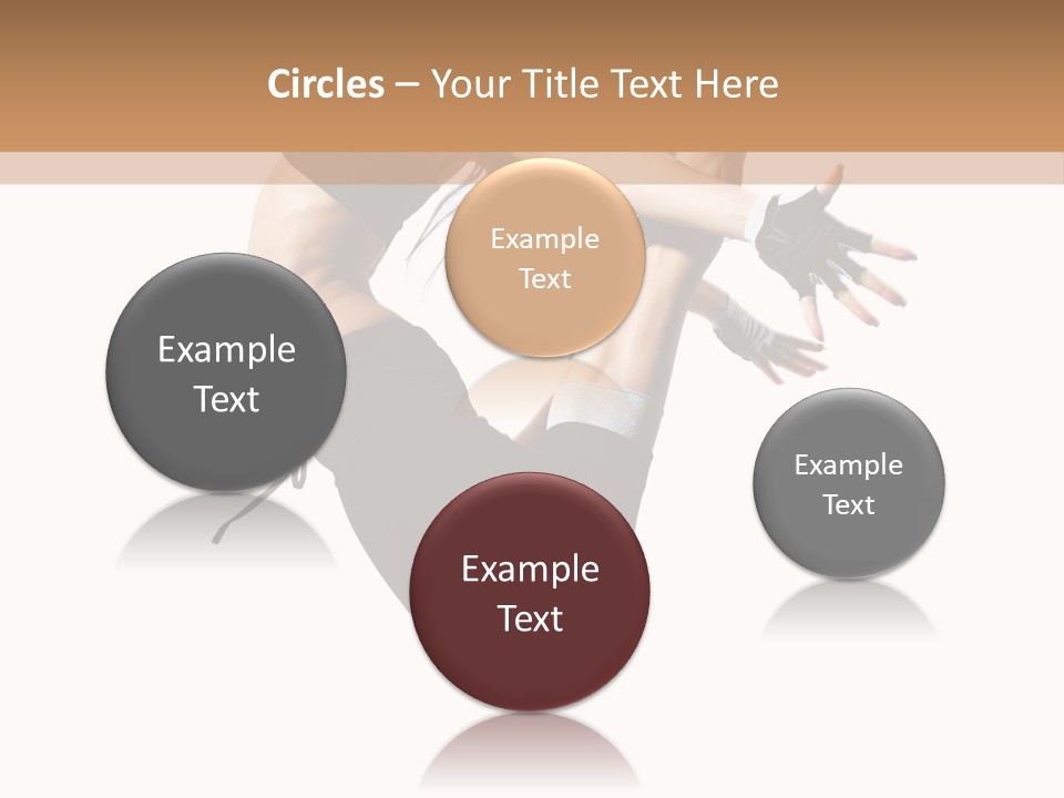 Young Jump Performance PowerPoint Template