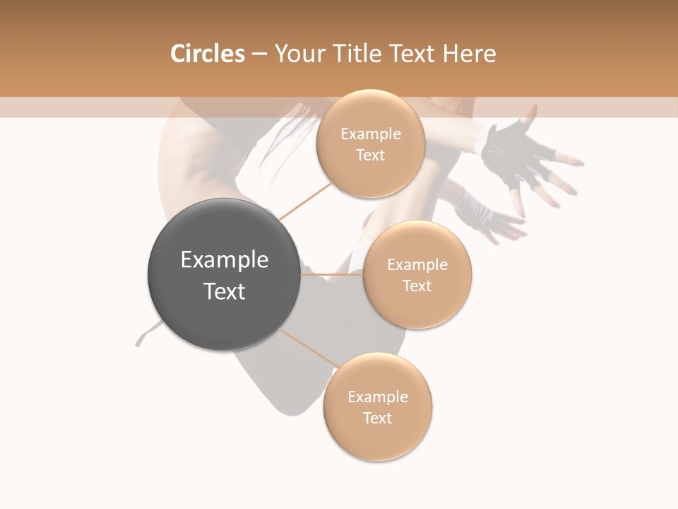 Young Jump Performance PowerPoint Template