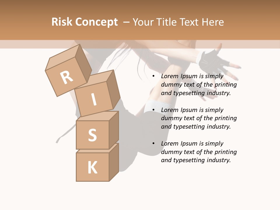 Young Jump Performance PowerPoint Template