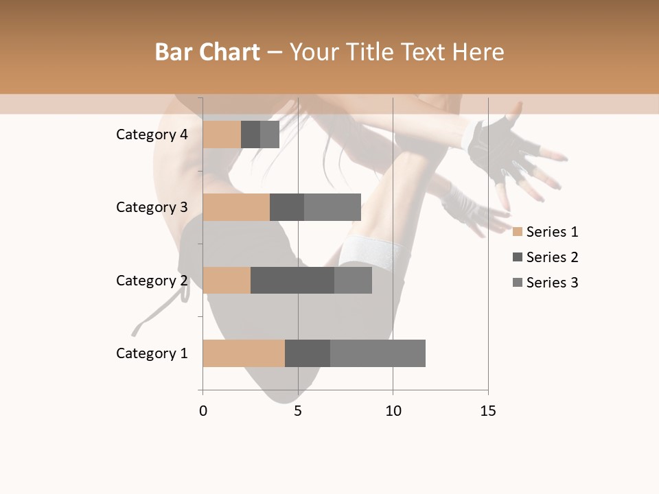 Young Jump Performance PowerPoint Template