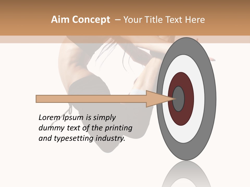 Young Jump Performance PowerPoint Template