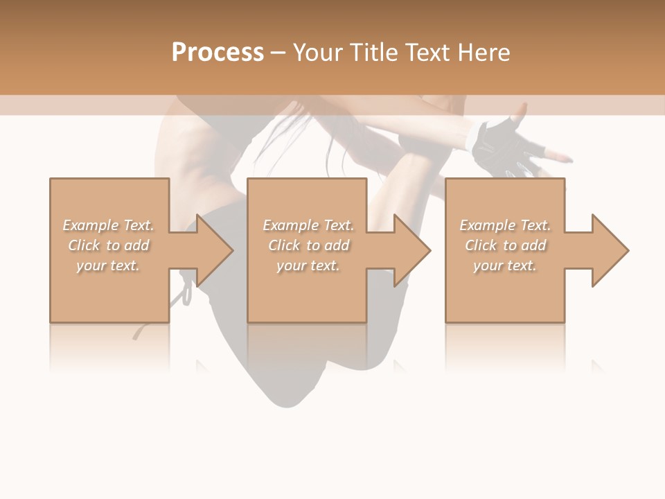 Young Jump Performance PowerPoint Template