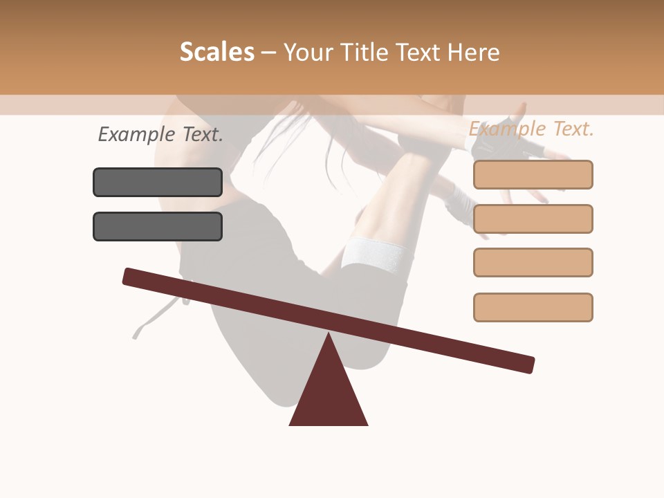 Young Jump Performance PowerPoint Template
