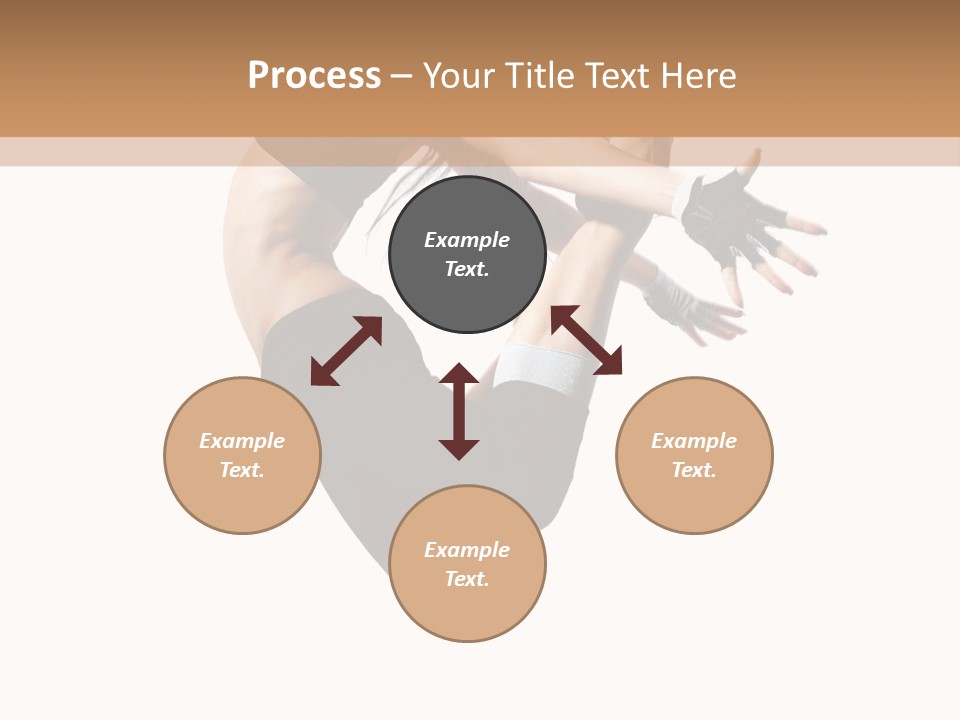 Young Jump Performance PowerPoint Template